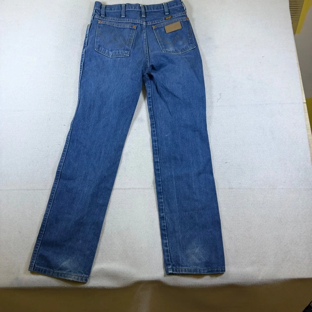 Wrangler 936PWD Cowboy Cut Slim Fit Jeans Mens 29x32 Indigo Blue Denim High Rise